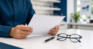 Read more about the article Como ler receita de óculos: guia prático para vendedores de ótica