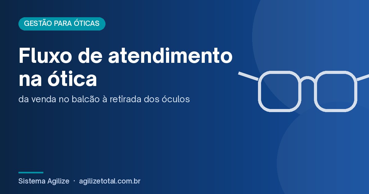 Read more about the article Fluxo de atendimento na ótica: da venda no balcão à retirada dos óculos
